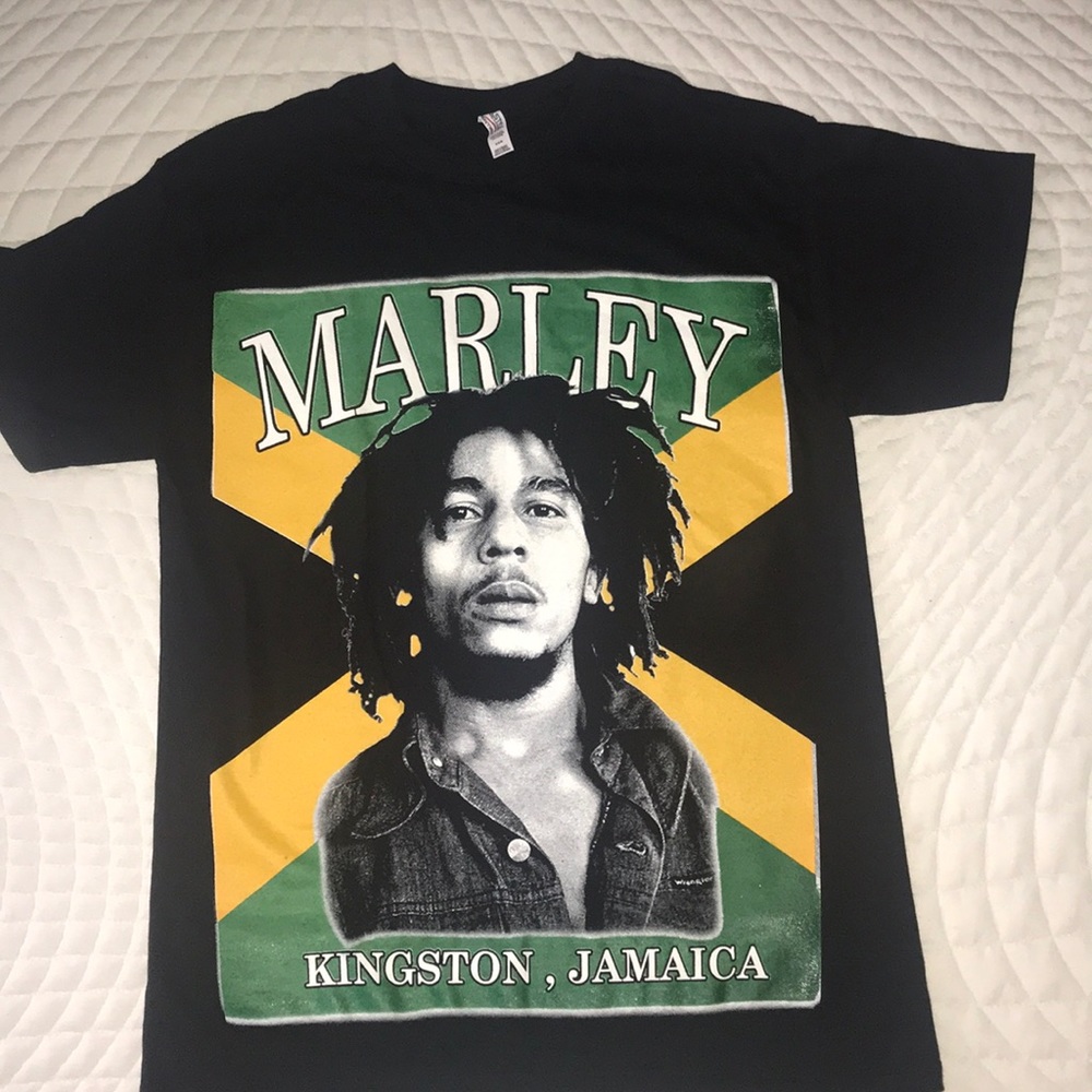 BRAND NEW BOB MARLEY KINGSTON JAMAICA T-SHIRT